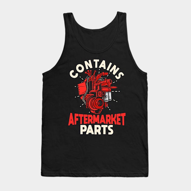 Contains Aftermarket Parts Heart Disease Awareness Wear Red Tank Top by _So who go sayit_